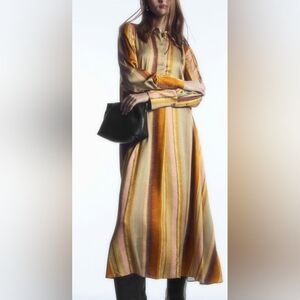 Striped Multicolour Maxi Dress